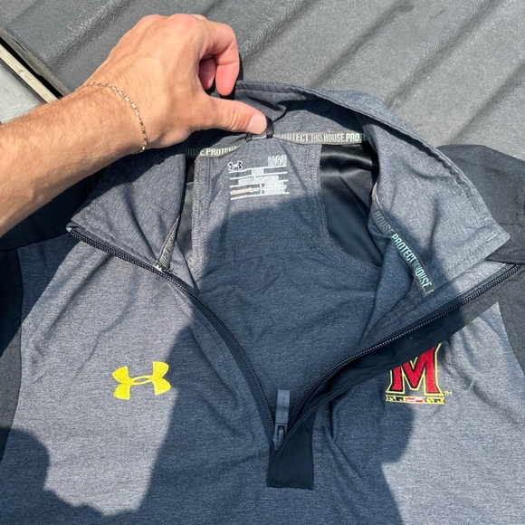 Vintage University of Maryland under armor quarter zip - Picture 2 of 2